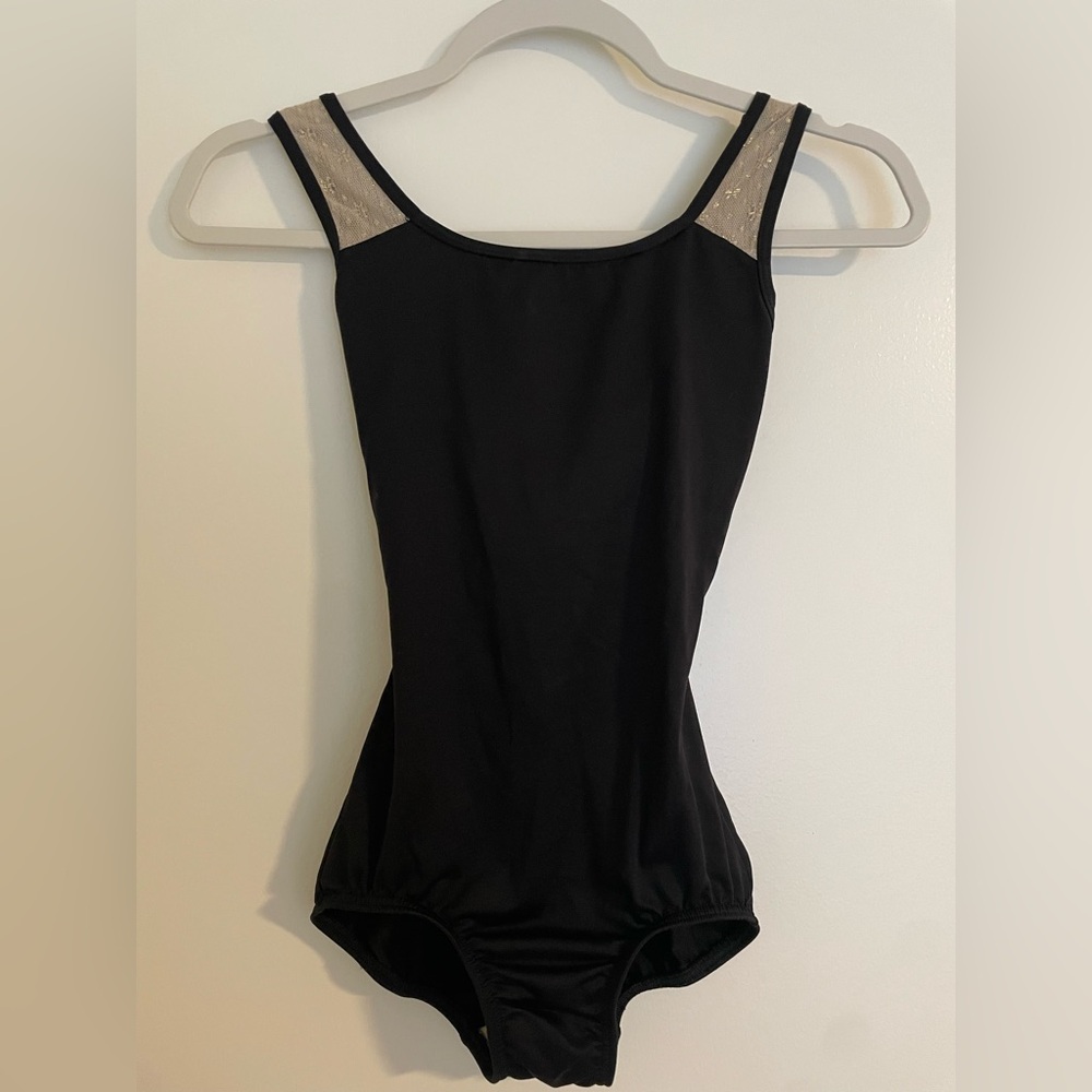Ballet Leotard w/ Gold Mesh Adult Small Premiere Collection by Body Wrappers
